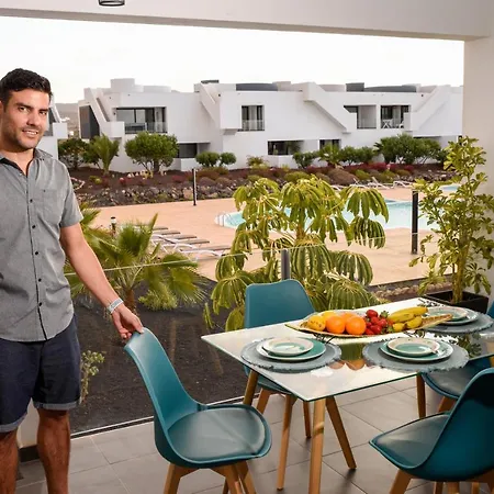 Apartamento Azul Vv -fuerteventura Site- Jacuzzi, Aire Acondicionado, Solarium , Terraza Vistas Panoramicas, Diseno , Luxury, Fuerteventura Site Διαμέρισμα La Oliva