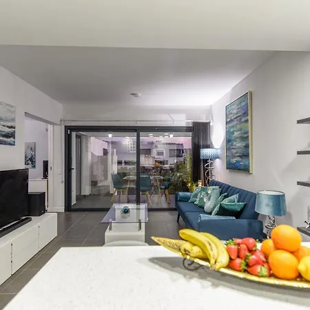 Apartamento Azul Vv -fuerteventura Site- Jacuzzi, Aire Acondicionado, Solarium , Terraza Vistas Panoramicas, Diseno , Luxury, Fuerteventura Site Διαμέρισμα