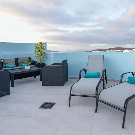 Διαμέρισμα Apartamento Azul Vv -fuerteventura Site- Jacuzzi, Aire Acondicionado, Solarium , Terraza Vistas Panoramicas, Diseno , Luxury, Fuerteventura Site La Oliva