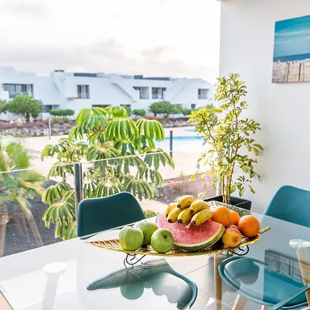 Apartamento Azul Vv -fuerteventura Site- Jacuzzi, Aire Acondicionado, Solarium , Terraza Vistas Panoramicas, Diseno , Luxury, Fuerteventura Site Διαμέρισμα *