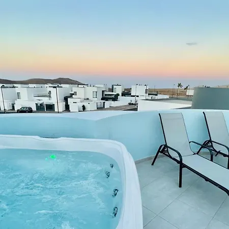 Διαμέρισμα Apartamento Azul Vv -fuerteventura Site- Jacuzzi, Aire Acondicionado, Solarium , Terraza Vistas Panoramicas, Diseno , Luxury, Fuerteventura Site *