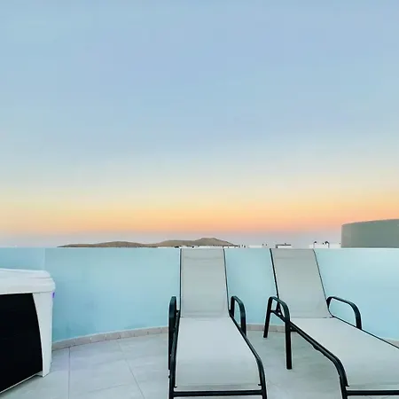Διαμέρισμα Apartamento Azul Vv -fuerteventura Site- Jacuzzi, Aire Acondicionado, Solarium , Terraza Vistas Panoramicas, Diseno , Luxury, Fuerteventura Site *
